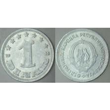 Banknoting Yugoslavya 1 Dinar 1953.