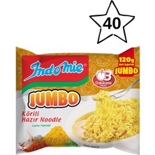 Indomie Körili Noodle Jumbo 120GR (40 Adet)