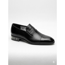 Cengiz Birbilen 073 Siyah Hakiki Deri Klasik Erkek Ayakkabı