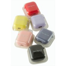 Marsilyan Airpods 1-2 Nesil Kaplosuz Silikonlu Kulaklık Kılıfı