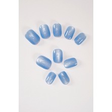 Pop Beauty Takma Tırnak Seti & Zararsız Yapıştırıcı, Cat Eye