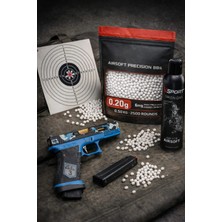 We Glock 17 Custom Airsoft Tabanca (HEDİYELİ)