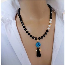 Sinem Şanlı Atelier Taraftar Renkleri Doğal Taş Unisex Kolye Renk Seçenekli