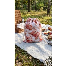 Malinka 5d Pamuklu Sporcu Kıyafet Piknik Oyuncak Anne Bebek Bakım Çantası Kuru Islak Kirli Çamaşır ve Mayo Torbası