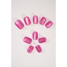 Pop Beauty Takma Tırnak Seti & Zararsız Yapıştırıcı, Cat Eye