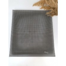 İğne İzi Plastik Çanta Kanvası 37X41,5 cm Dörtgen