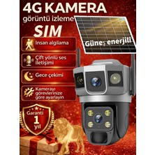 Dobest Kablosuz 24 Saat Güvenlik: 4g Sım PTZ Kartlı 6mp Kamera, Güneş Enerjili, Çift Yönlü Ses ve Anında Bildirim