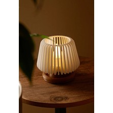 Alwen Orion | Dekoratif LED Tealight Mumluk | Masaüstü Aydınlatma | 1 Adet | 7x7,5 cm