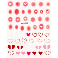 Pop Beauty Nail Art Tırnak Süsleme Sticker, Tırnak Dövmesi, Tırnak Tattoo