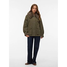 Vero Moda Normal Koyu Yeşil Kadın Ceket Vmseoul Short Jacket Ga