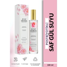 Just Herbs Postbiyotikli Gül Suyu 100 ml %100 Saf ve Doğal Pure Rose Water With Posbiotics