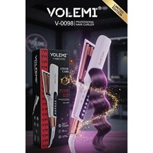 Volemi Volemı® V-0098 Profesyonel Saç Maşası Color Care, 5x Renk Koruma, Keratin Yağlı Seramik Kaplama Diji