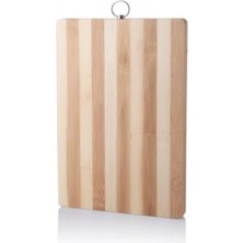 Balsa Bls BEK112 Ahşap Çizgili Kahverengi Kesim Panosu 22X32 cm