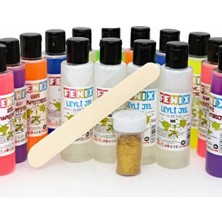 Venino Ultra Slime Yapım Seti 12 Renk 70 ml Yapıştırıcı 4 Adet 70 ml Sıvı Boraks + Toz Sim