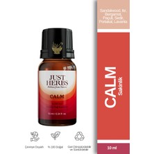 Just Herbs Calm Uçucu Yağ Karışımı 10 ml %100 Saf ve Doğal