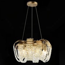 Ronisu Aydınlatma Mirella Taşlı Avize Zarif Taşlı Modern Salon Oturma Odası Avize