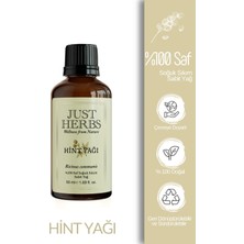 Just Herbs Hint Yağı 50 ml %100 Saf ve Doğal Soğuk Sıkım Ricinus Communis Oil