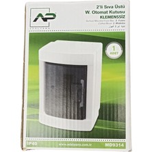 Adal Pano 2'li Sıva Üstü W Sigorta Kutusu - MD9314