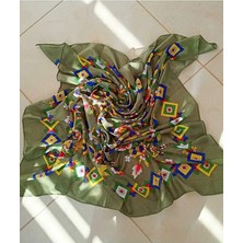 Sinem Şanlı Atelier Yörük Çengelköy Otantik Yazma Eşarp Fular Düz Sade