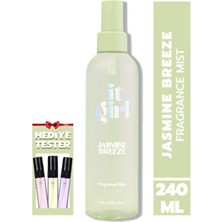 Jasmine Breeze Body Mist Vücut Spreyi 240 Ml- Beyaz Çiçek ve Yasemin Kokusu