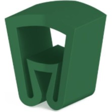 Klemsan 515041 kg 1 (S) Yeşil Kodsis Yuvarlak Geçmeli Tip 1000 Ad