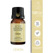 Just Herbs Limon Yağı 10 ml %100 Saf ve Doğal Citrus Limon Oil