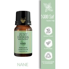 Just Herbs Nane Yağı 10 ml %100 Saf ve Doğal Mentha Piperita Oil