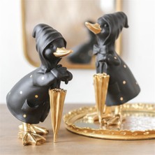 Miamantra Şemsiyeli Polyester Ördek Biblo (24 cm)