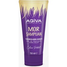 Agiva Mor Şampuan 250 ml Turunculaşma Karşıtı Onarıcı Etki ile Tüm Saçlar İçin Koruma