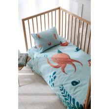 Lolle Baby & Kids Bebek Beşik, Park Yatak (70X120 Cm) Nevresim & Çarşaf Takımı, Pamuk Saten - Ocean