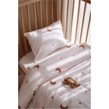 Lolle Baby & Kids Bebek Çocuk Nevresim Takımı (100X150), Organik Pamuk Saten - Stars