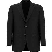 Abdullah Kiğılı 4 Drop Relaxed Fit Rahat Kesim Klasik Desenli Yünlü Ceket