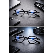 Oxxop Accessory Mavi Işık Filtreli Yakın Gözlük (1.00 Numara), Bilgisayar/Telefon/Tablet, Ultra Esnek Şık GRİ Çerçeve