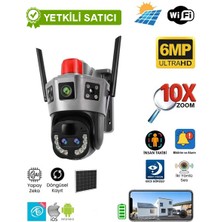 O-Kam 6020 Wifi Solar 10X Optik Zoom Ptz Kamera