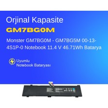 Ümit Maker Monster GM7BG0M - GM7BG5M GK5CN-00-13-4S1P-0 4100﻿MAH Notebook Batarya Pil – Yüksek Performanslı, Uyumlu Güç Kaynağı