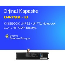 Ümit Maker Kıngbook U47S2 - U47T1 4000﻿MAH Notebook Batarya Pil – Yüksek Performanslı, Uzun Ömürlü,  Uyumlu Güç Kaynağı