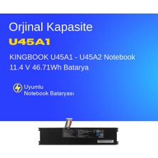 Ümit Maker Kıngbook U45A1 - U45A2 4000﻿MAH Notebook Batarya Pil – Yüksek Performanslı, Uzun Ömürlü,  Uyumlu Güç Kaynağı