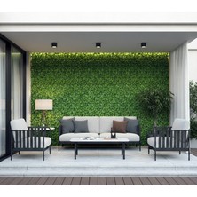 Loop Kördüğüm Yapay Gerçekçi Sarmaşık Çit, Bahçe Çiti, Balkon Çiti, Duvar Çiti, Dekoratif Sarmaşık 1x3 Metre