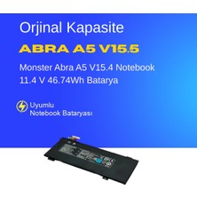 Ümit Maker Monster Abra A5 V15.4 Batarya Notebook Batarya Pil – Yüksek Performanslı, Uzun Ömürlü, Uyumlu Güç Kaynağı