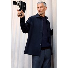 Abdullah Kiğılı 6 Drop Regular Fit Standart Kesim Desenli Yünlü Flanel Klasik Pantolon