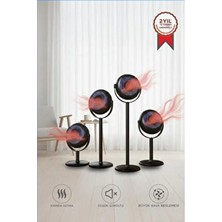 Ayaklı Isıtıcı Fan 800W Sessiz Çalışma Hızlı Isıtma Aşırı Isınma Koruma Torima HT101 Siyah