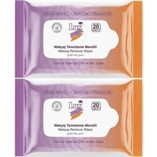 Lux Makyaj Temizleme Mendili Havlu 40 Yaprak (2pk*20)