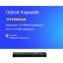 Schenker X170KM Notebook 14.4 V 97Wh Batarya – Orjinal Uyumlu, Yüksek Performanslı