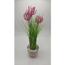Loop Kördüğüm Gerçekçi Yapay Çiçek 45CM Saksılı (Model-5)