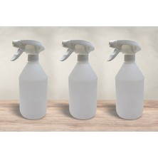 Unison 3 Adet Set Uni-25 500 ml Hdpe Boş Şişe ile Opus Tüm Plastik Sprey Tetikli Püskürtücü