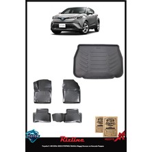 Rizline Toyota C-Hr 2016-2022 Stepneli Bagaj Bagaj Havuzu ve Havuzlu Paspas