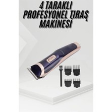 Tıraş Makinesi 4 Başlıklı Paslanmaz Çelik Bıçaklı Tüm Saç Tiplerine Uygun Midastech