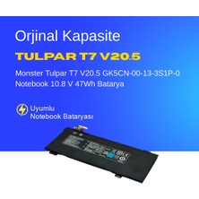 Monster Tulpar T7 V20.5 Notebook GK5CN-00-13-3S1P-0 Batarya Pil – Yüksek Performanslı, Uzun Ömürlü, Orijinal Uyumlu Güç Kaynağı