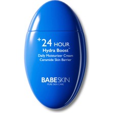 Babeskin Yenileyici, Bariyer Onarıcı Seramid Peptit 5d Hyaluronik Asit 24 Saat Nemlendirici Yüz Kremi 50 ml