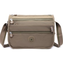 Smart Bags Krinkıl Kumaş Postacı Çantası BC 1128 - Açık Kahve